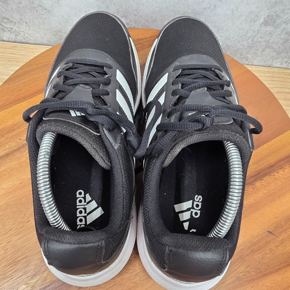 Adidas Tech Response 2.0 Golf Shoes Mens Sz 9.5 Black White Stripes EE9122 - Picture 8 of 12